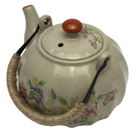 Чайник из керамики, «Дом пионов», 365мл.